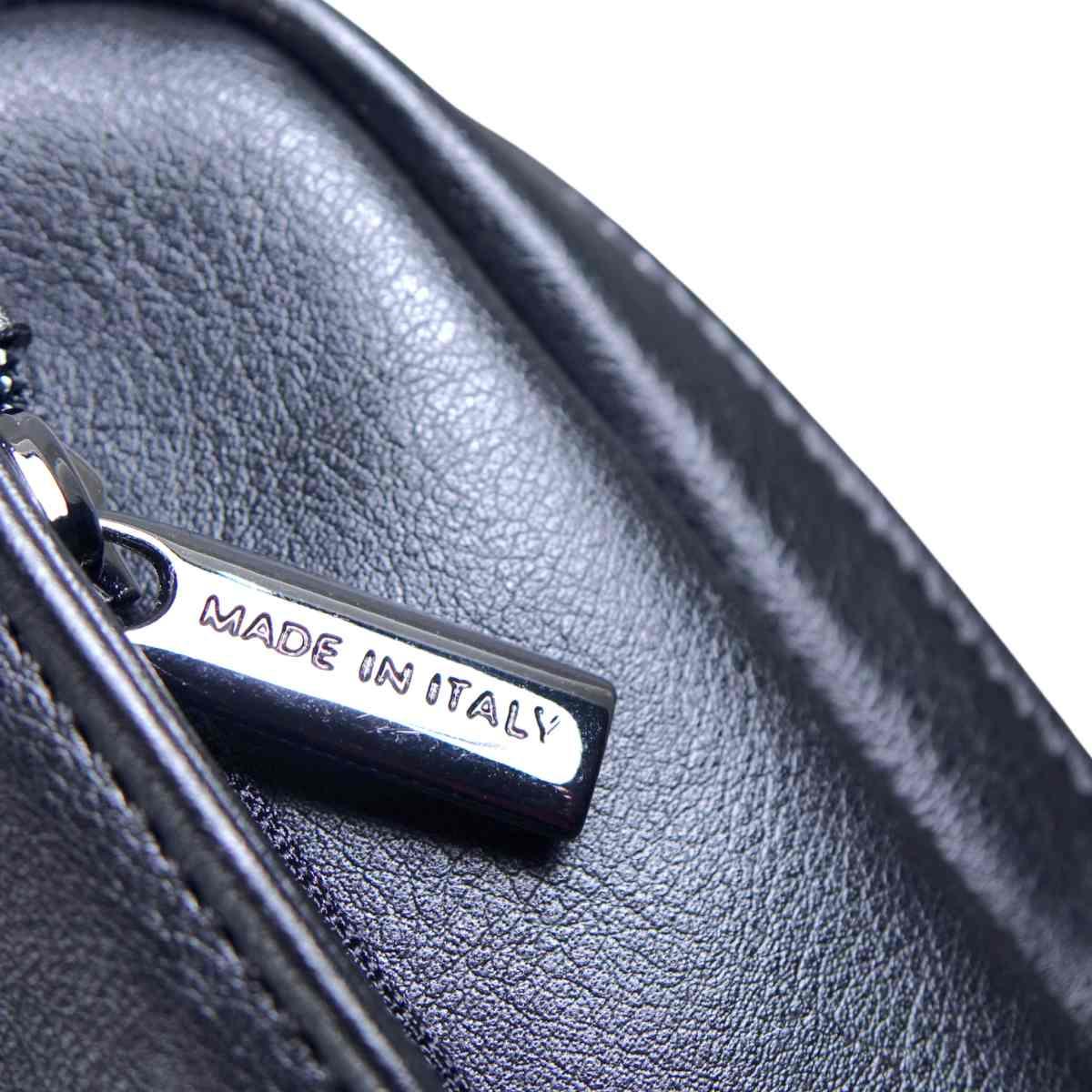 Pochette uomo con tracolla in ecopelle Capoverde Made in Italy