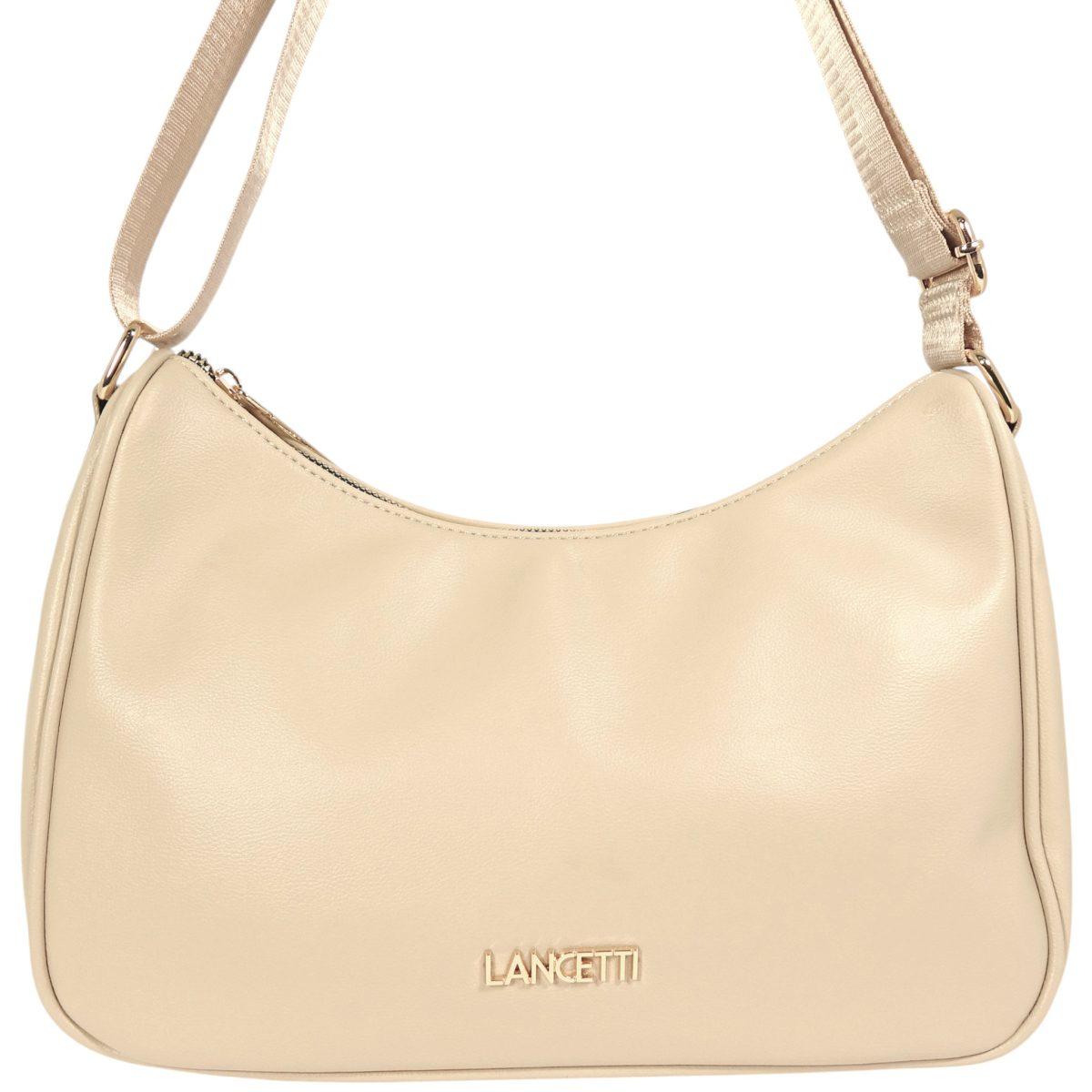 Set 3 pezzi donna borsa shopping, tracolla e pochette linea Adelhide Lancetti