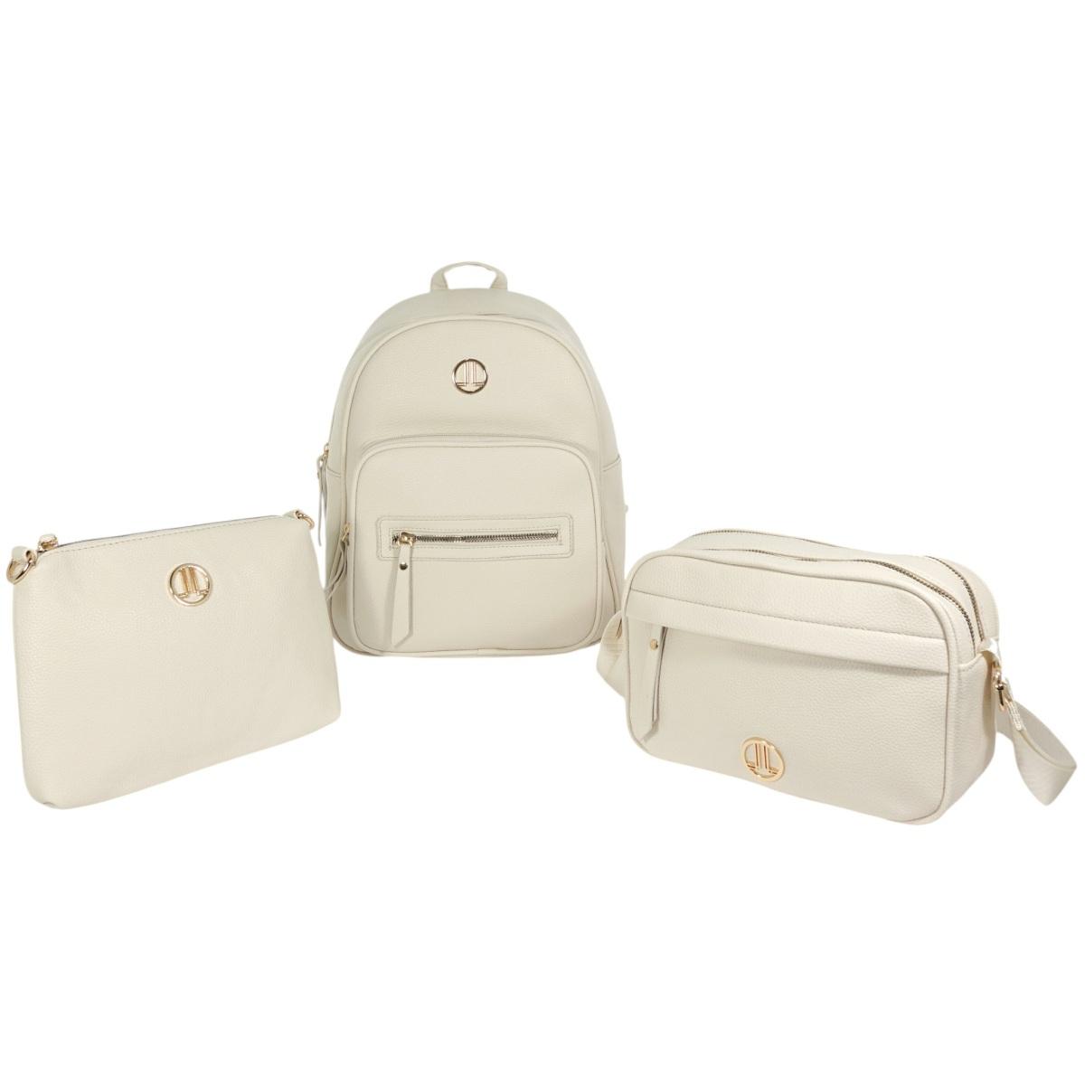 Set 3 pezzi donna zaino, borsa tracolla e tracollina linea Soldier Lancetti