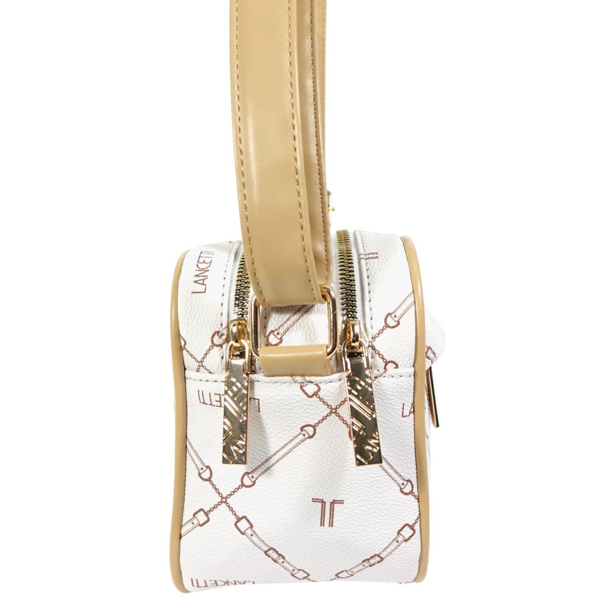 Set 3 pezzi donna borsa shopping, tracolla e tracollina linea Temple Lancetti