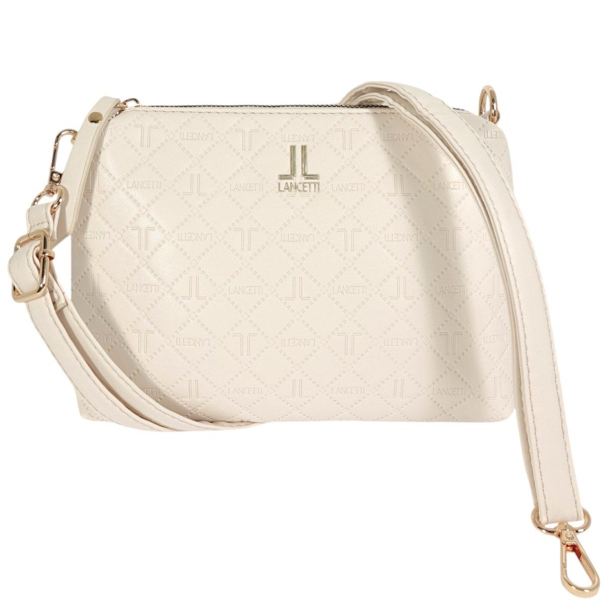 Set 3 pezzi donna borsa shopping, tracolla e tracollina linea Astrance Lancetti