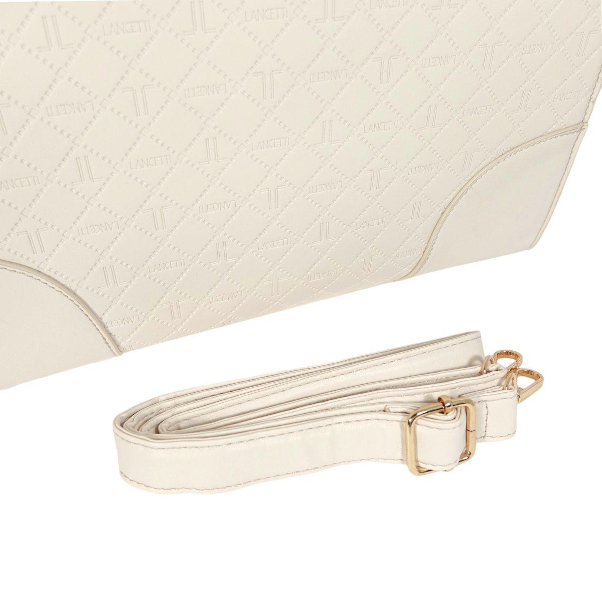 Set 3 pezzi donna borsa shopping, tracolla e tracollina linea Astrance Lancetti