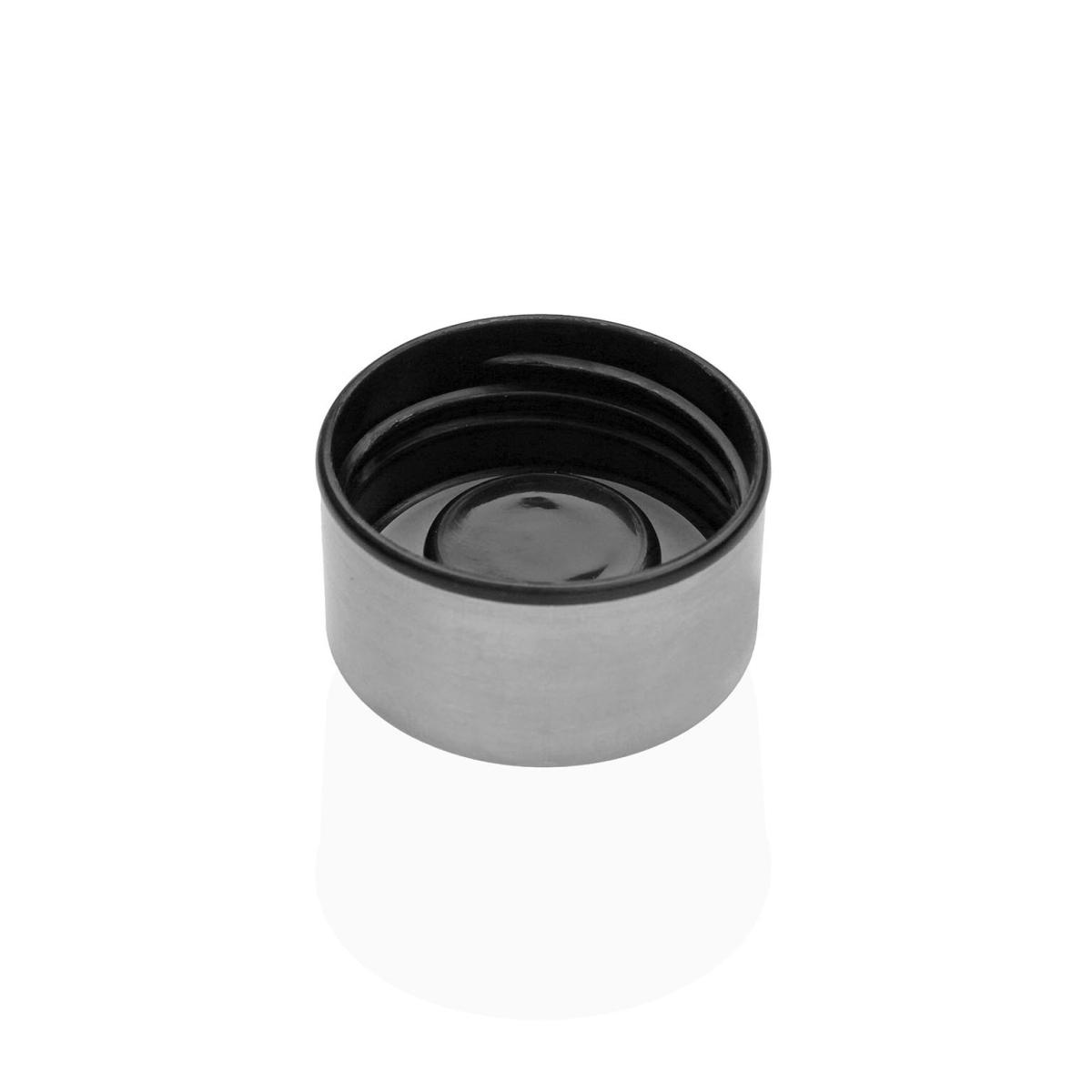 Bottiglia in vetro con tappo a vite 1 litro trasparente Grigio