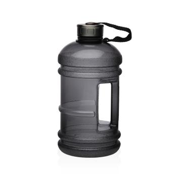 Borraccia maxi da palestra tappo a vite 2 litri trasparente Grigia