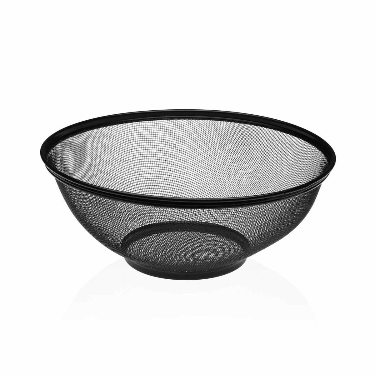 Cesto portafrutta in metallo nero