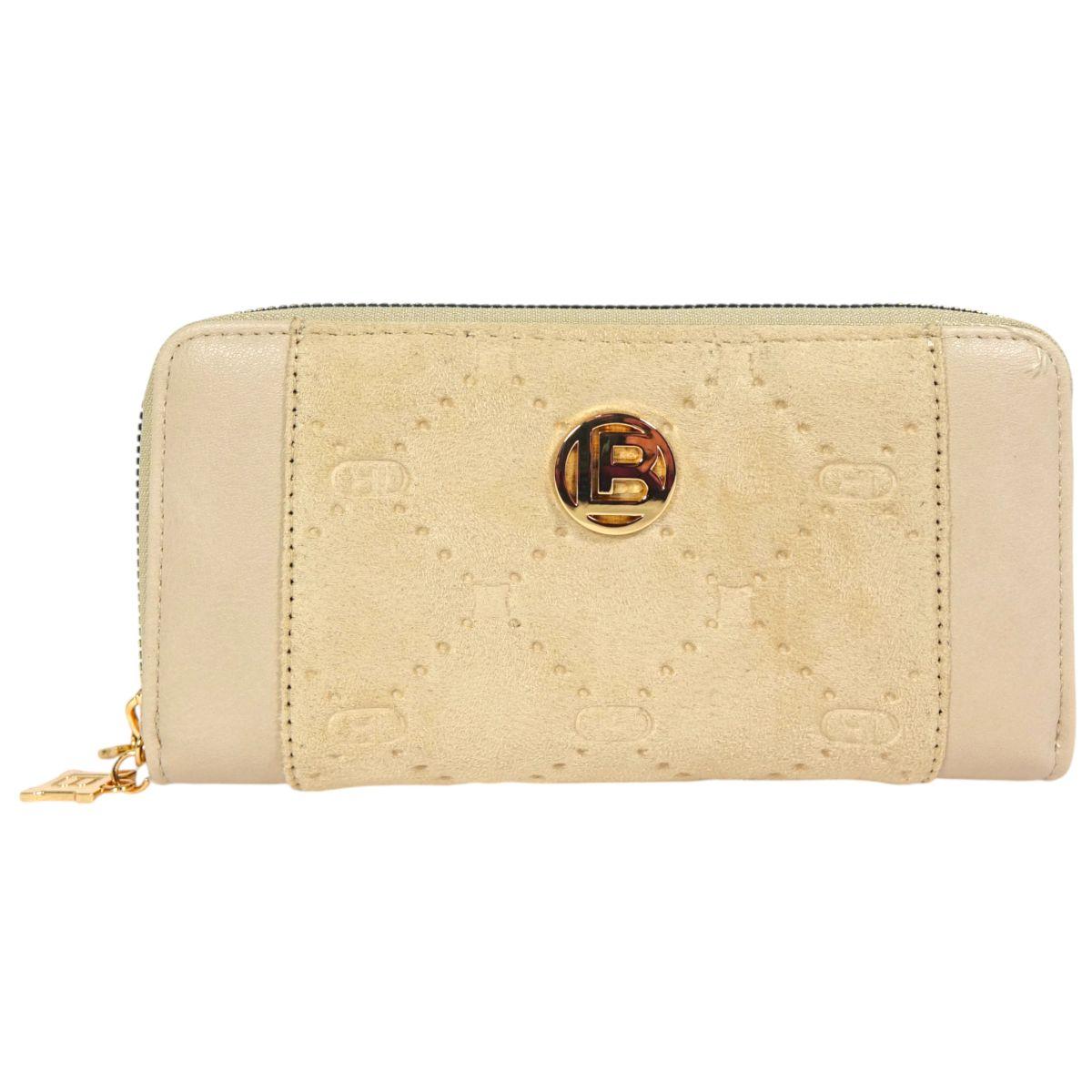 Portafoglio donna effetto scamosciato linea Ostar Laura Biagiotti