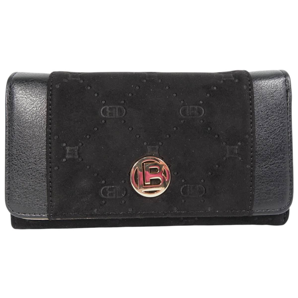 Portafoglio donna effetto scamosciato linea Ostar Laura Biagiotti