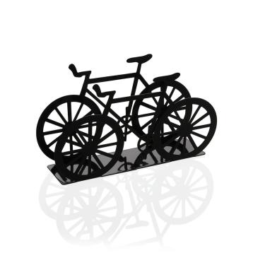 Portatovaglioli in metallo biciclette nero