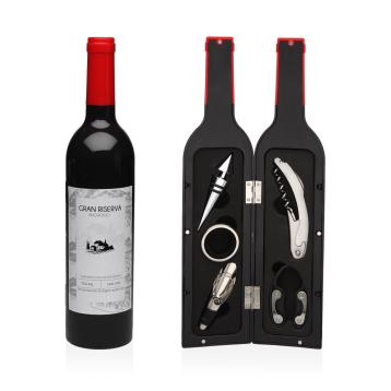 Set da vino 5 pezzi bottiglia gran riserva