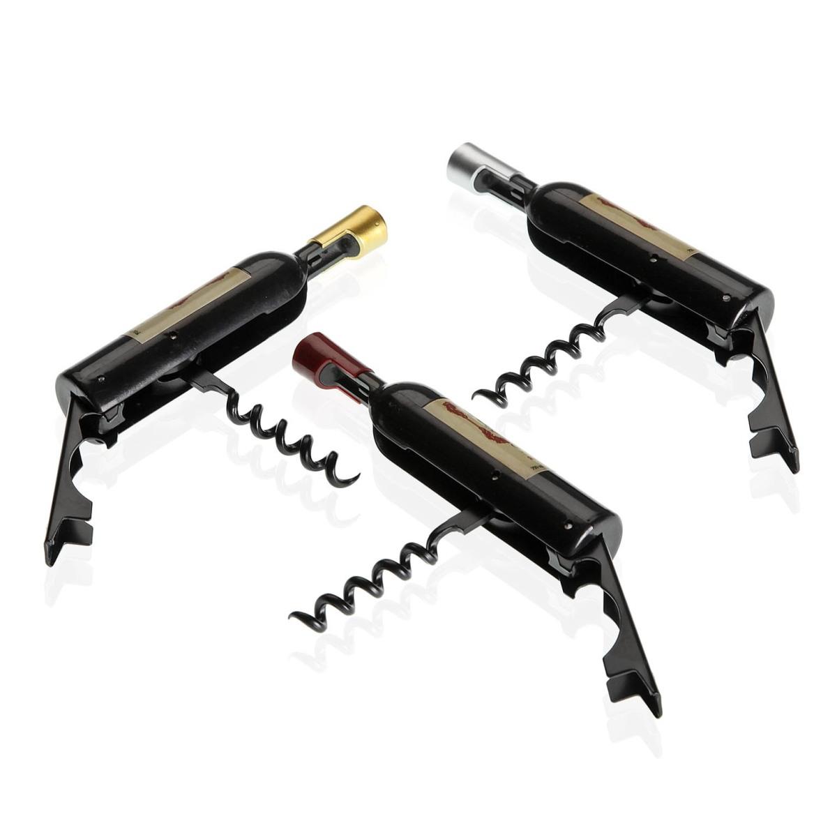 Cavatappi a forma di bottiglia di vino