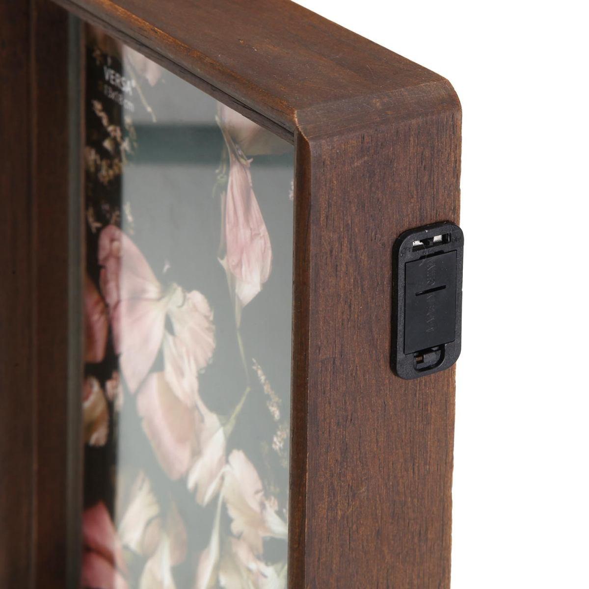 Cornice portafoto in legno con luce Remsy 13x18 cm