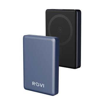 Power bank magnetico blu 10000 mah type c Rovi