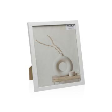 Cornice portafoto in mdf bianco 20x25 cm