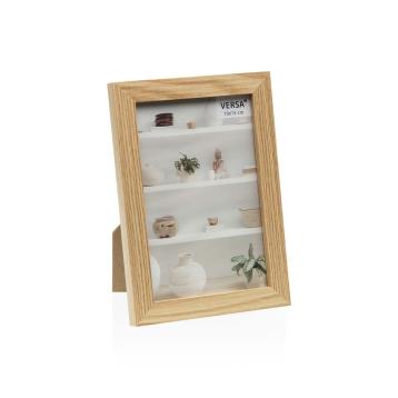 Cornice portafoto in mdf naturale 10x15 cm