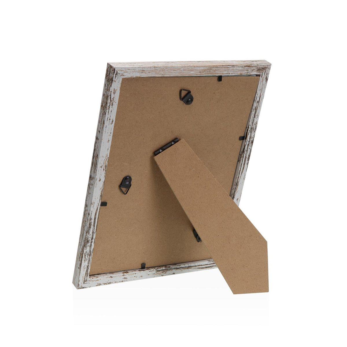 Cornice portafoto in mdf effetto anticato 10x15 cm