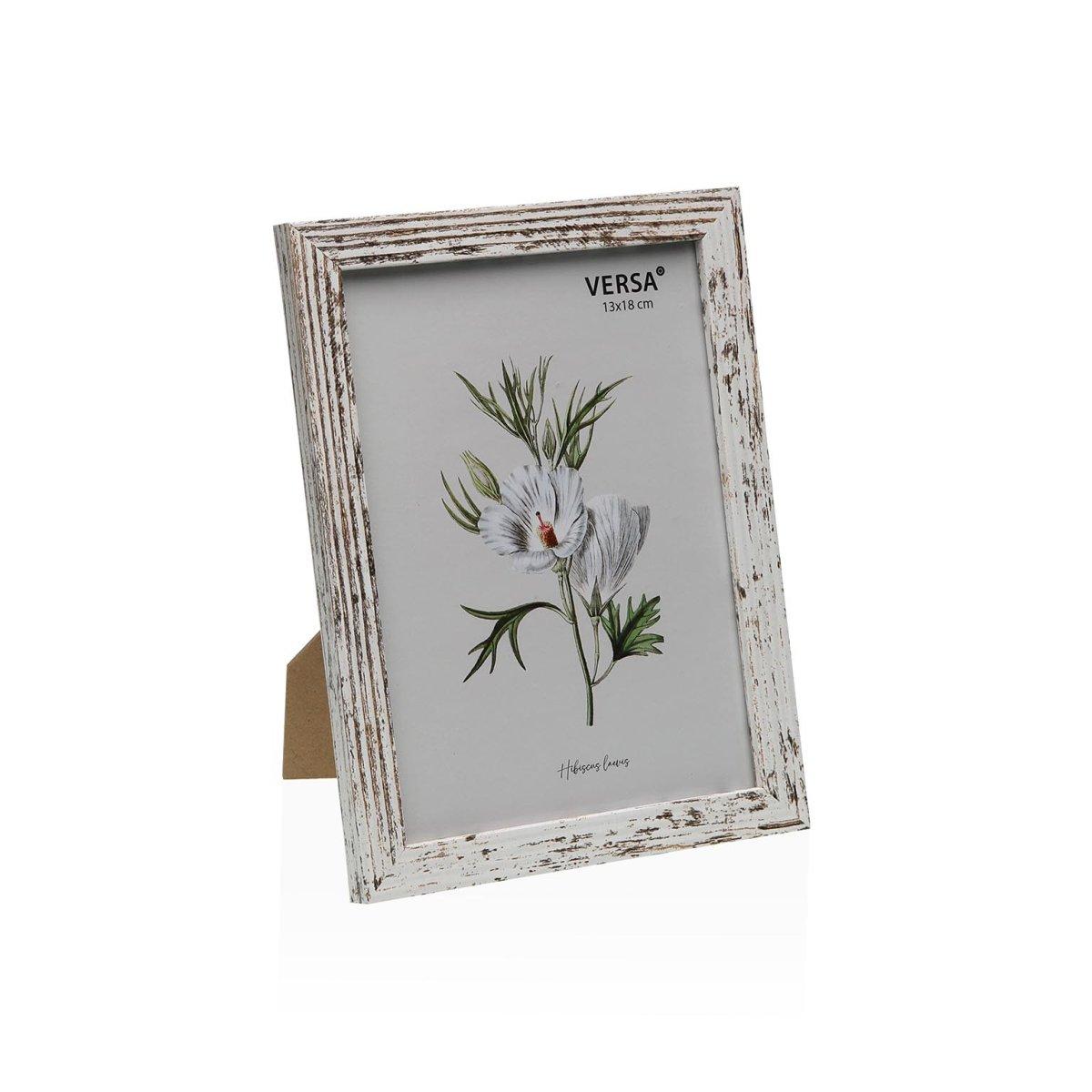 Cornice portafoto in mdf effetto anticato 13x18 cm