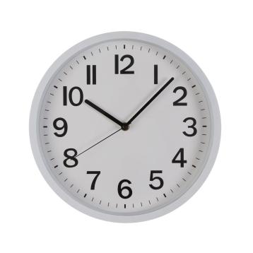 Orologio da parete in plastica bianco movimento silenzioso 30 cm