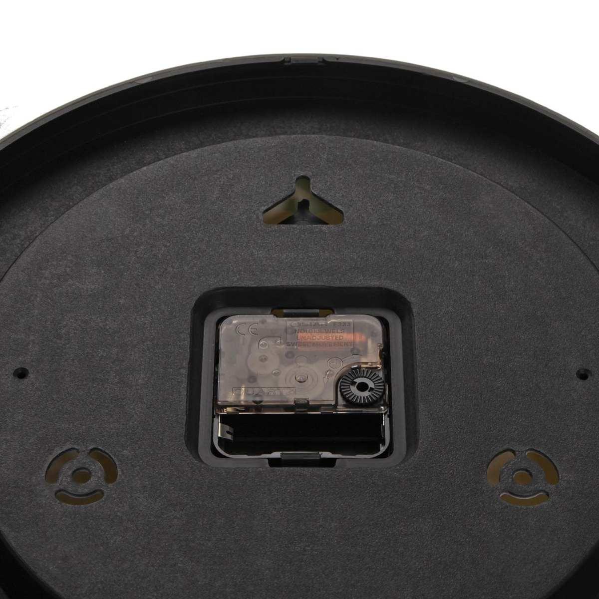 Orologio da parete in plastica multicolore movimento silenzioso 30 cm