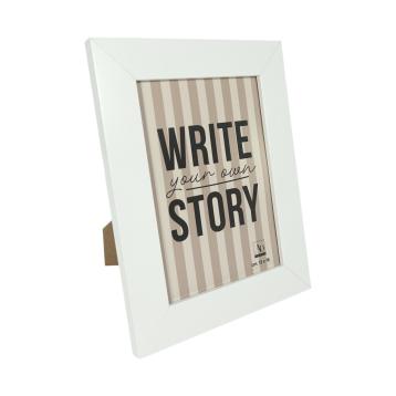 Cornice portafoto in mdf murray personalizzabile con adesivi 13x18 cm