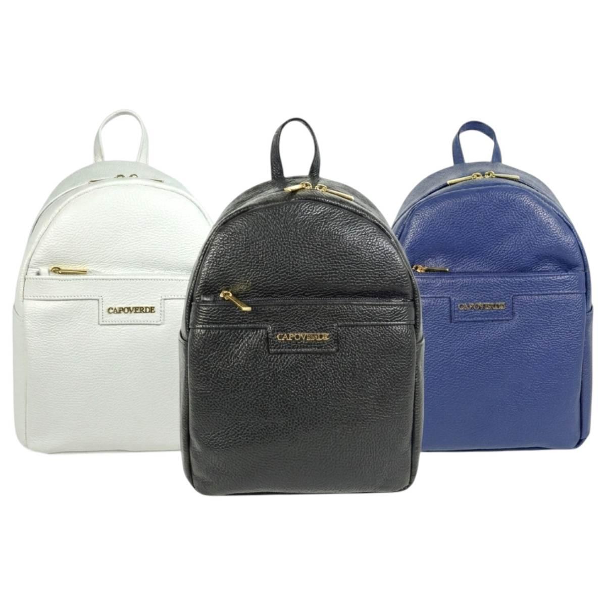 Zaino donna in vera pelle Made in Italy Capoverde