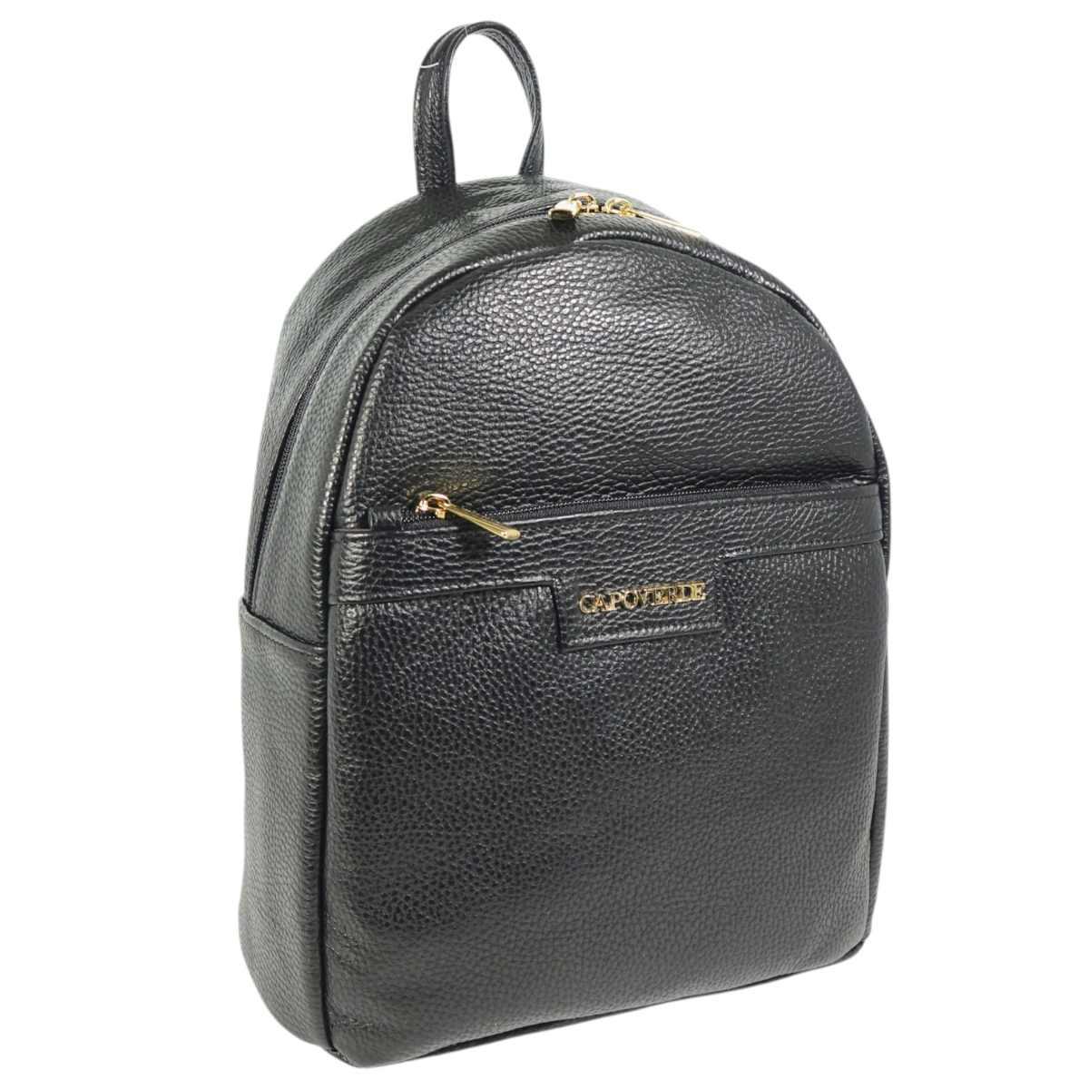 Zaino donna in vera pelle Made in Italy Capoverde