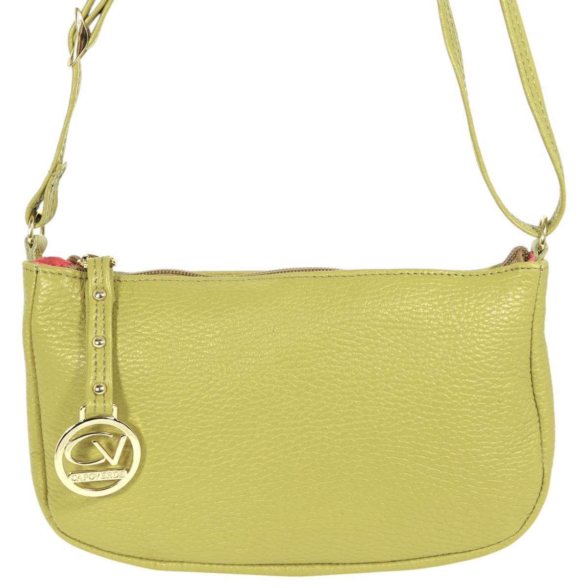 Tracollina donna in vera pelle Made in Italy Capoverde