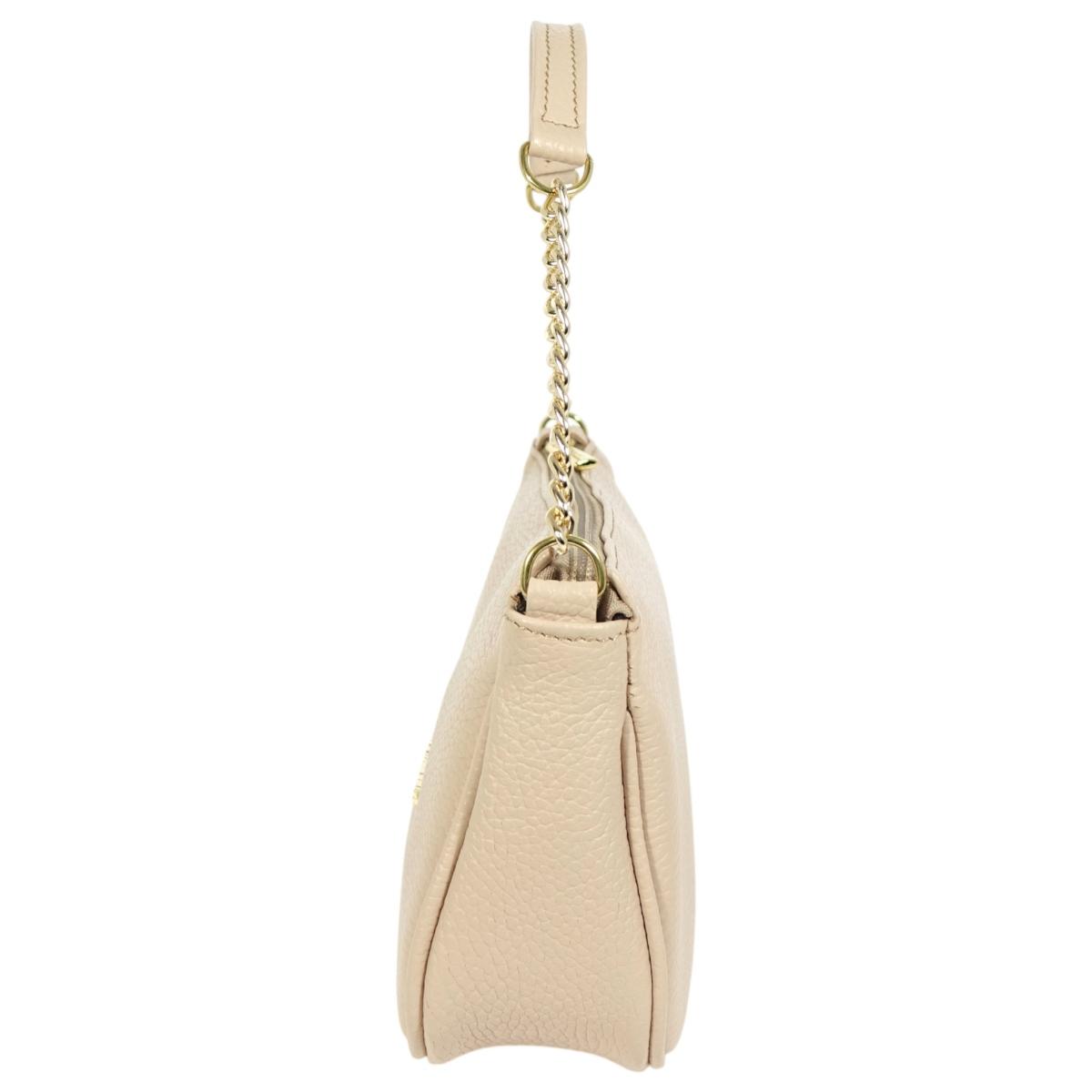 Borsa donna con tracolla in vera pelle Made in Italy Capoverde