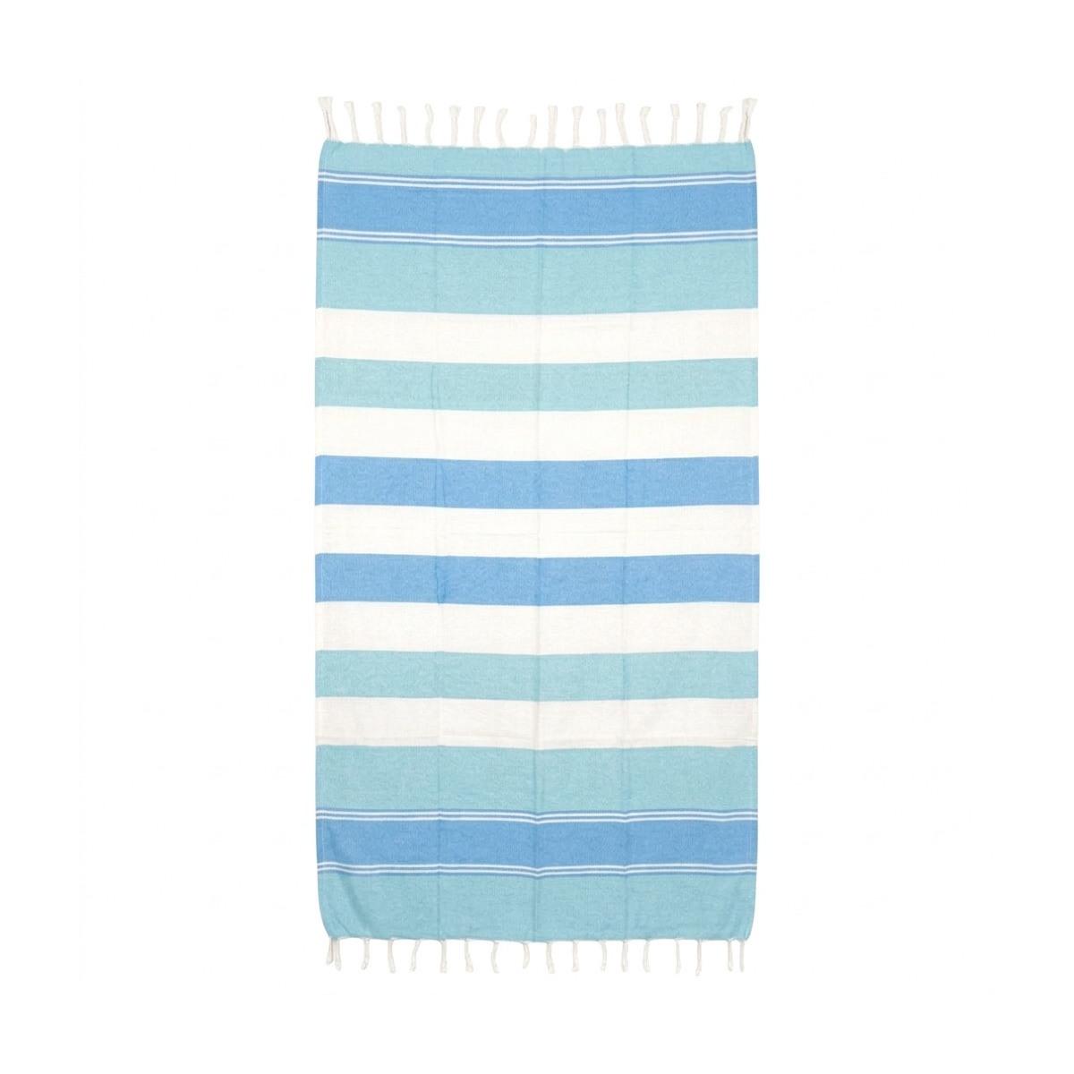 Telo mare 90x180 cm a righe Navigare