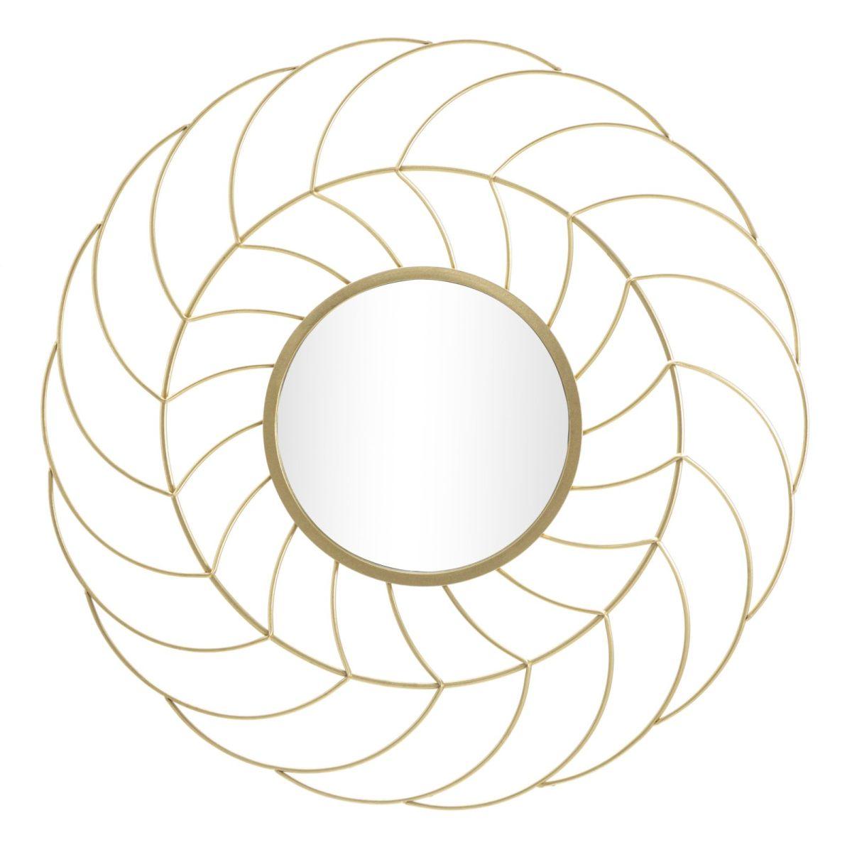 Specchio sunflower cm Ø 88x7 (misura specchio cm Ø 33)