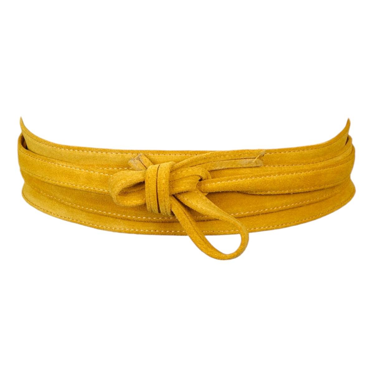 Cintura fusciacca donna camoscio in vera pelle Capoverde Made in Italy