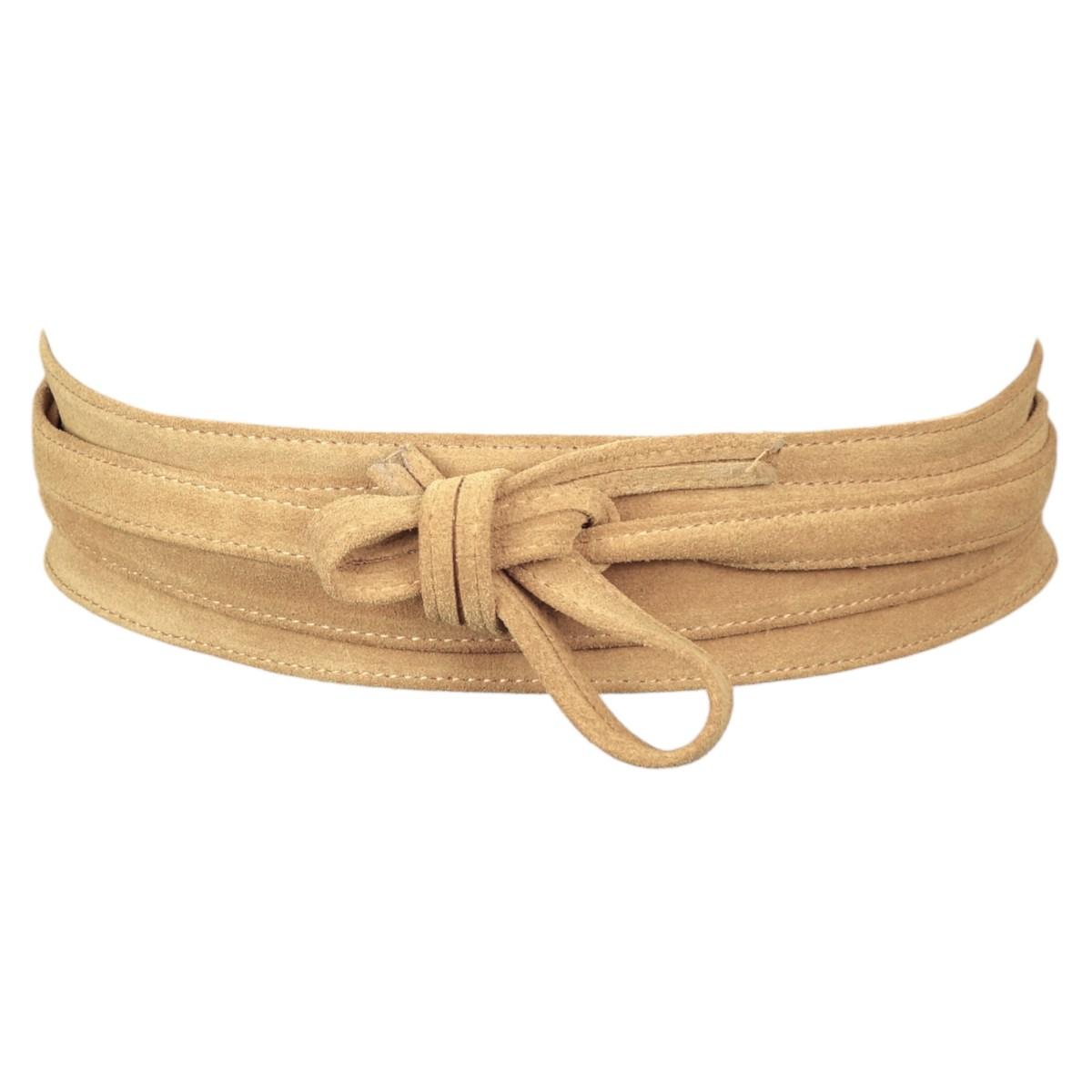 Cintura fusciacca donna camoscio in vera pelle Capoverde Made in Italy