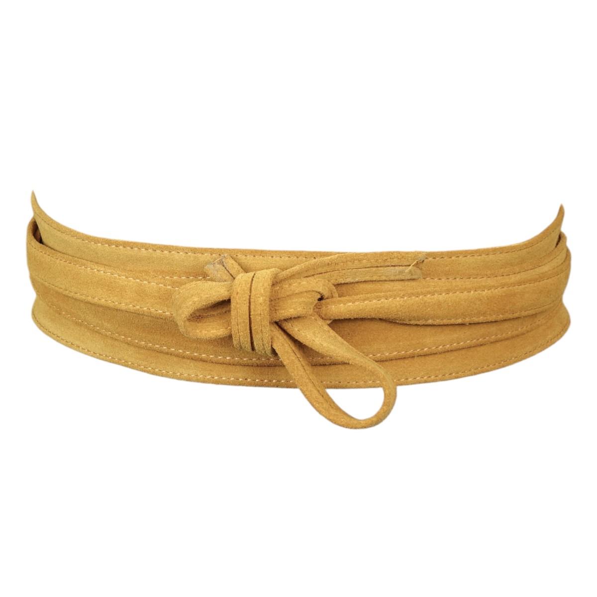 Cintura fusciacca donna camoscio in vera pelle Capoverde Made in Italy