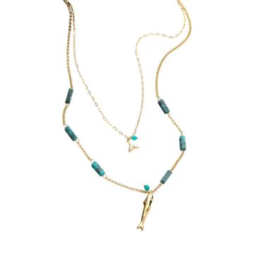 Collana donna a 2 strati C63