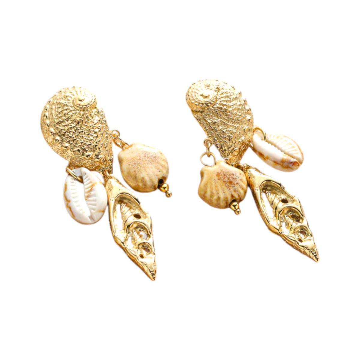 Orecchini pendenti donna conchiglie C63