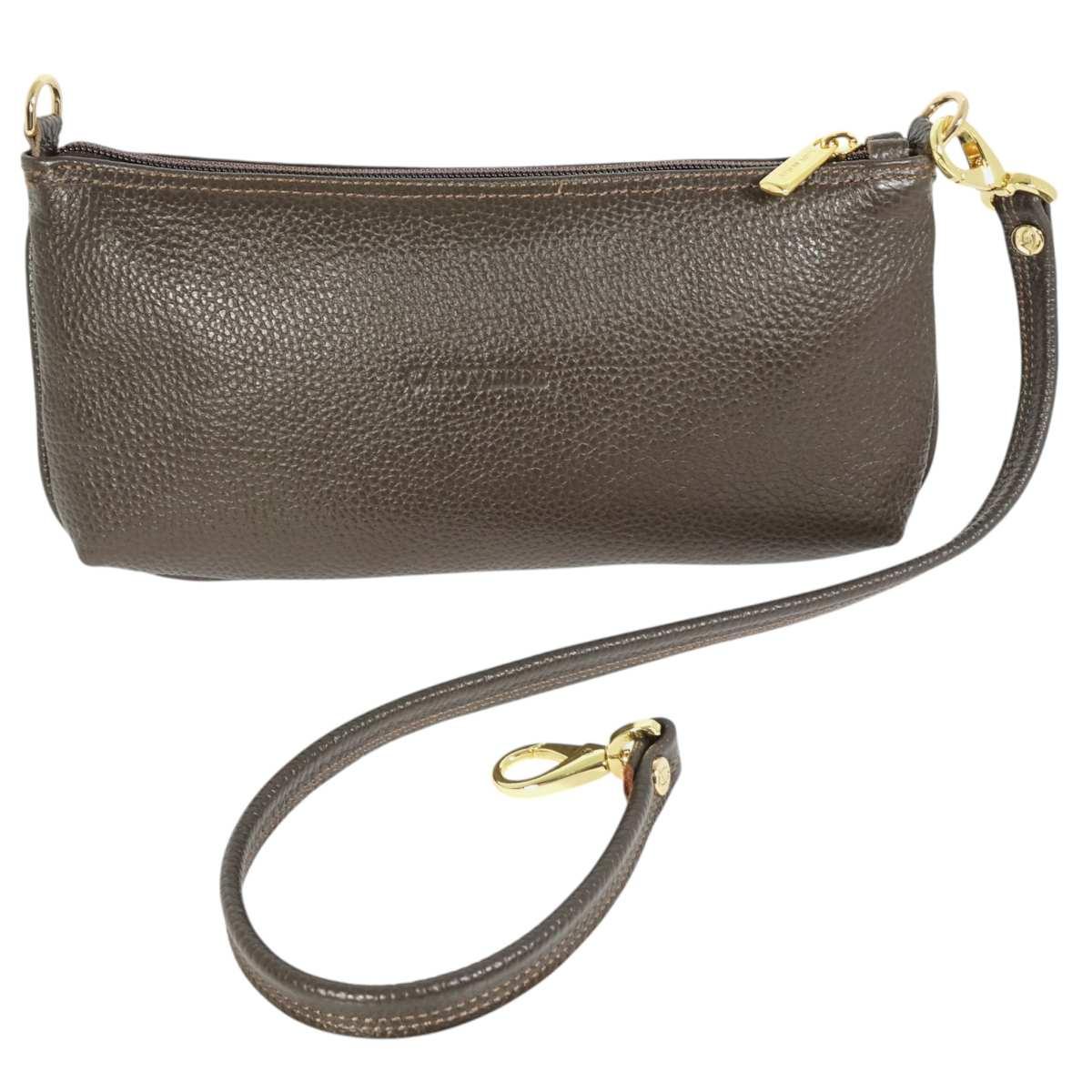 Borsa a spalla donna in vera pelle Made in Italy Capoverde