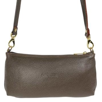 Borsa a spalla donna in vera pelle Made in Italy Capoverde