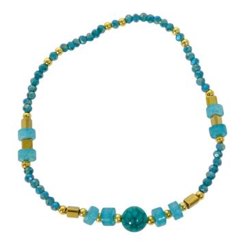 Bracciale donna con pietre in angelite