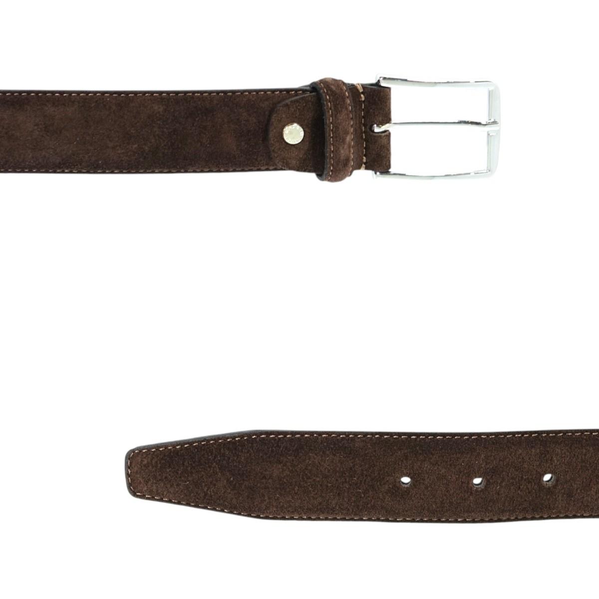 Cintura uomo in camoscio Made in Italy