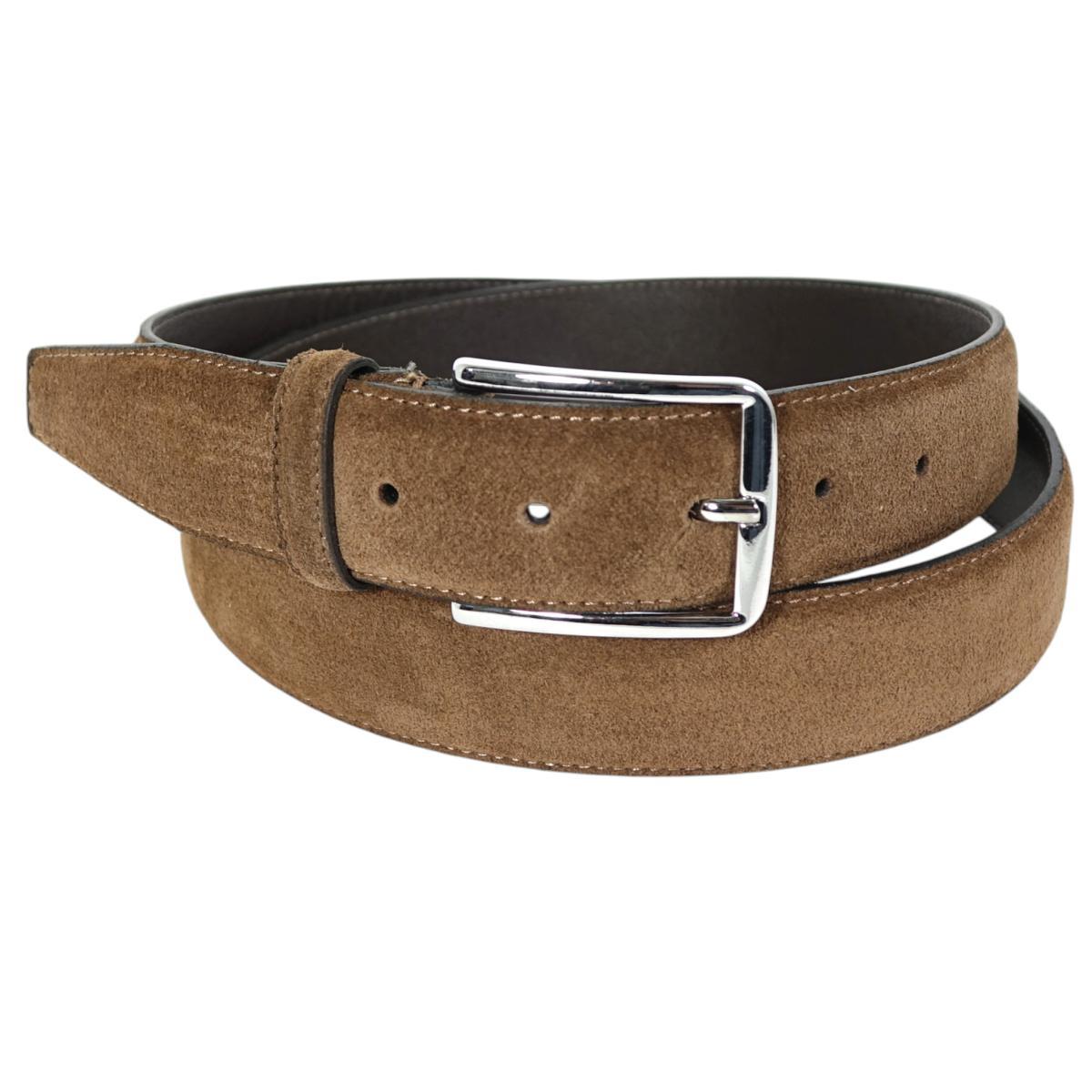 Cintura uomo in camoscio Made in Italy