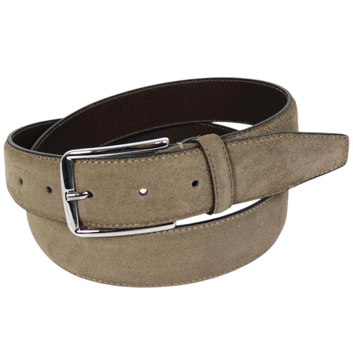 Cintura uomo in camoscio Made in Italy