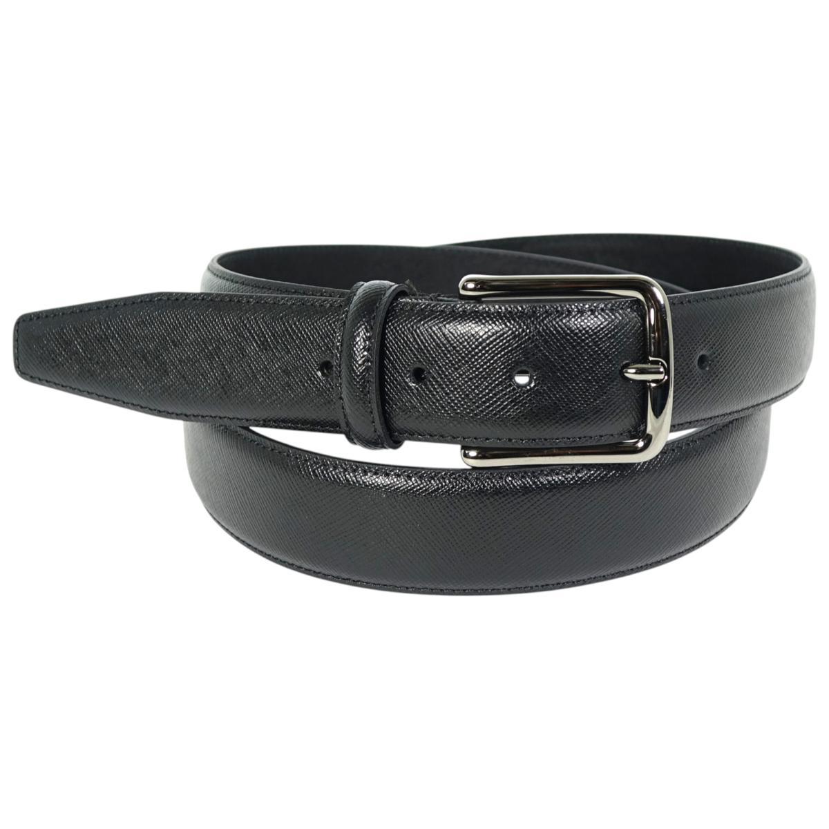 Cintura uomo materiale saffiano Made in Italy