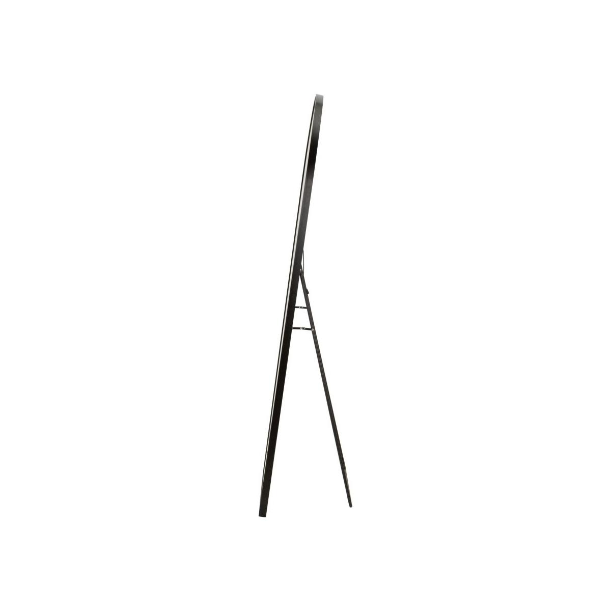 Specchio da terra/muro led black frame arco cm 70x4x170 (3 tonalita' di luce)