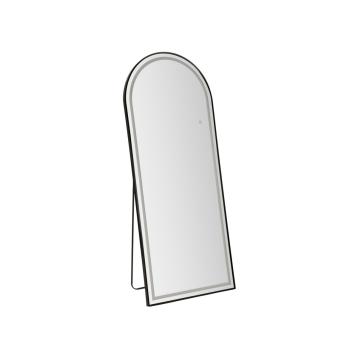 Specchio da terra/muro led black frame arco cm 70x4x170 (3 tonalita' di luce)