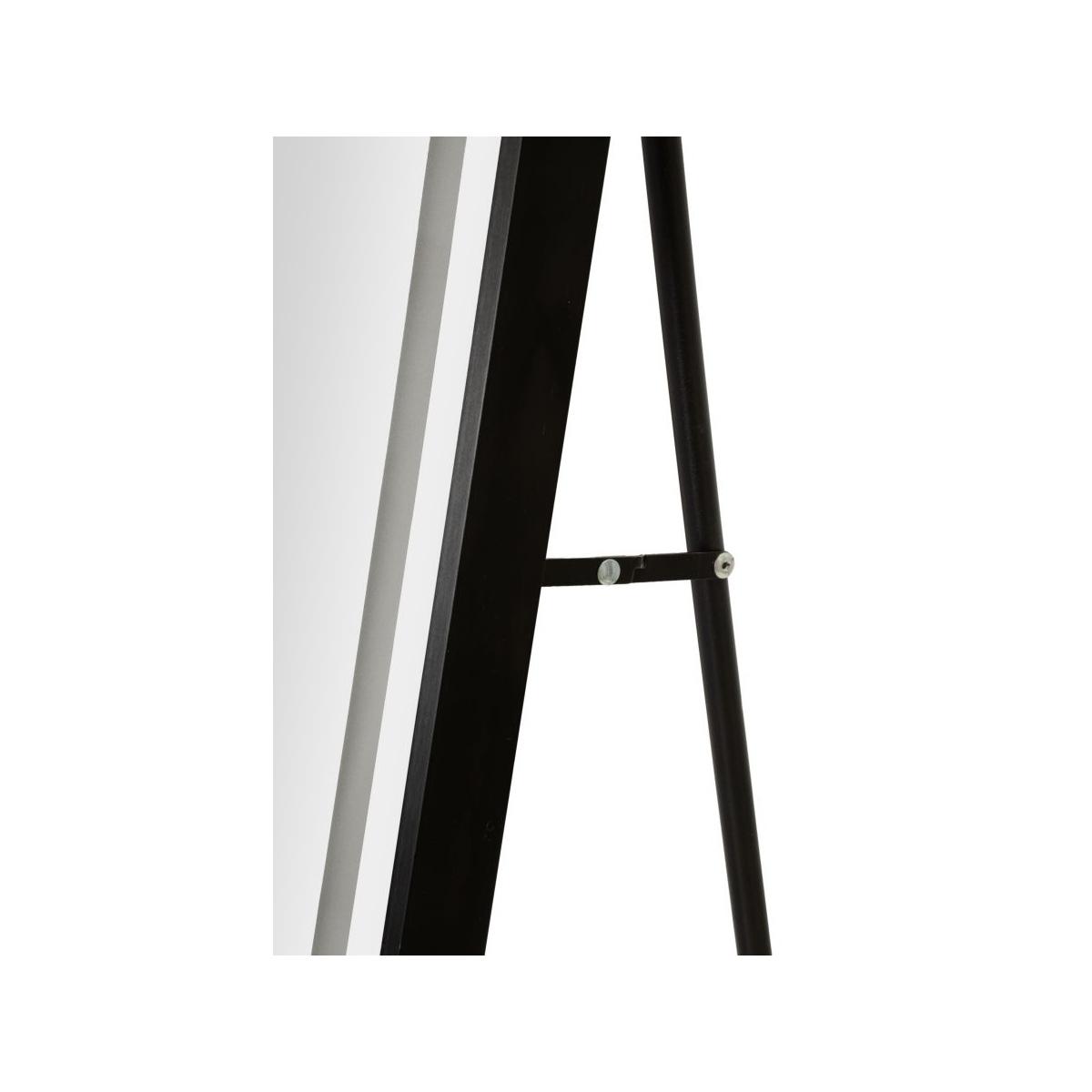 Specchio da terra/muro led black frame rett. cm 70x4x170(3tonalita' di luce)