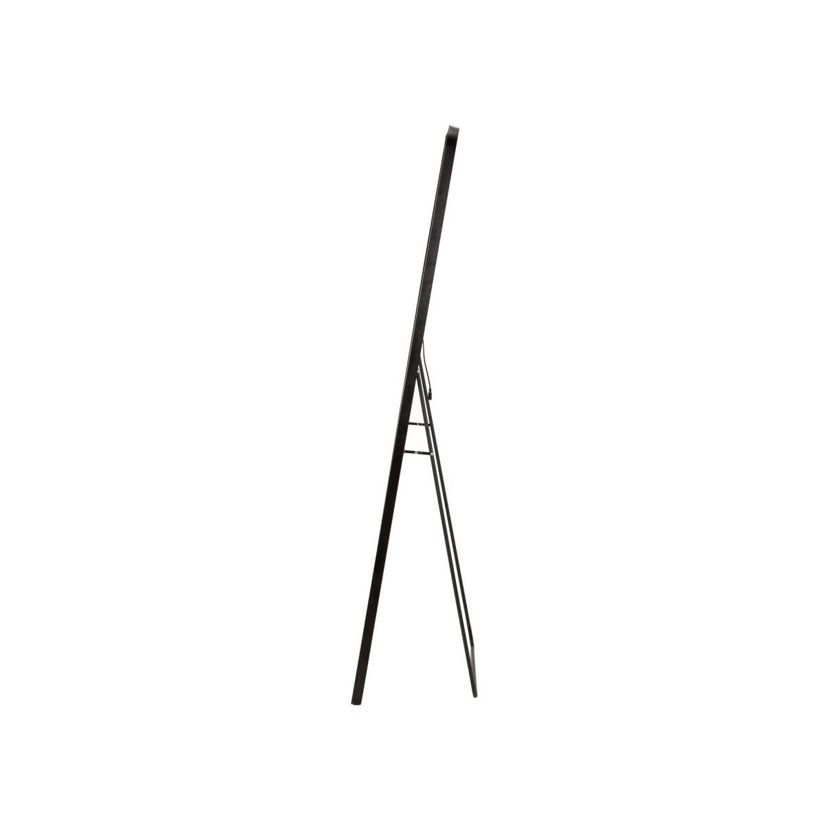 Specchio da terra/muro led black frame rett. cm 70x4x170(3tonalita' di luce)