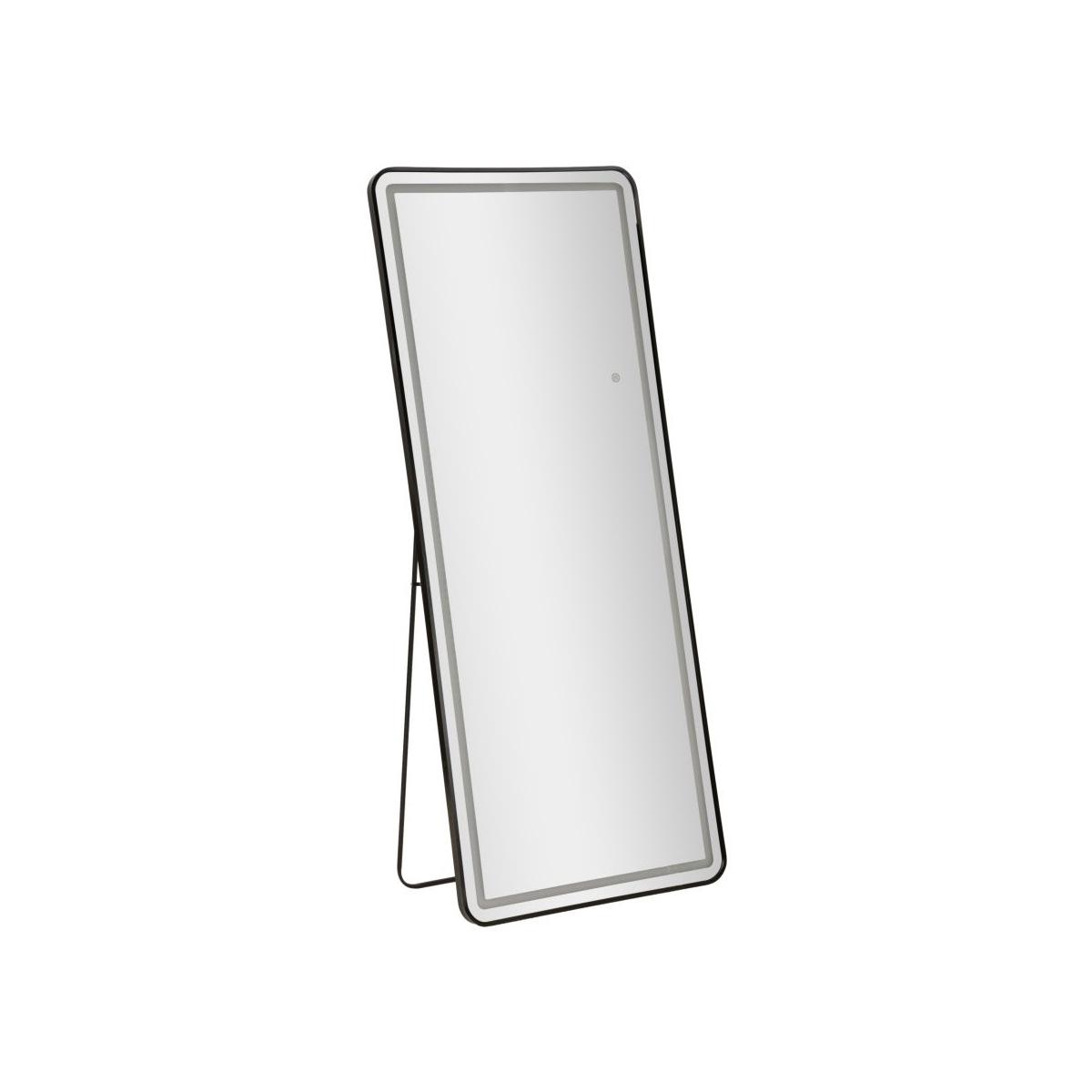 Specchio da terra/muro led black frame rett. cm 70x4x170(3tonalita' di luce)