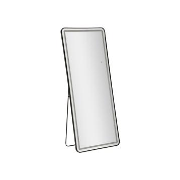 Specchio da terra/muro led black frame rett. cm 70x4x170(3tonalita' di luce)