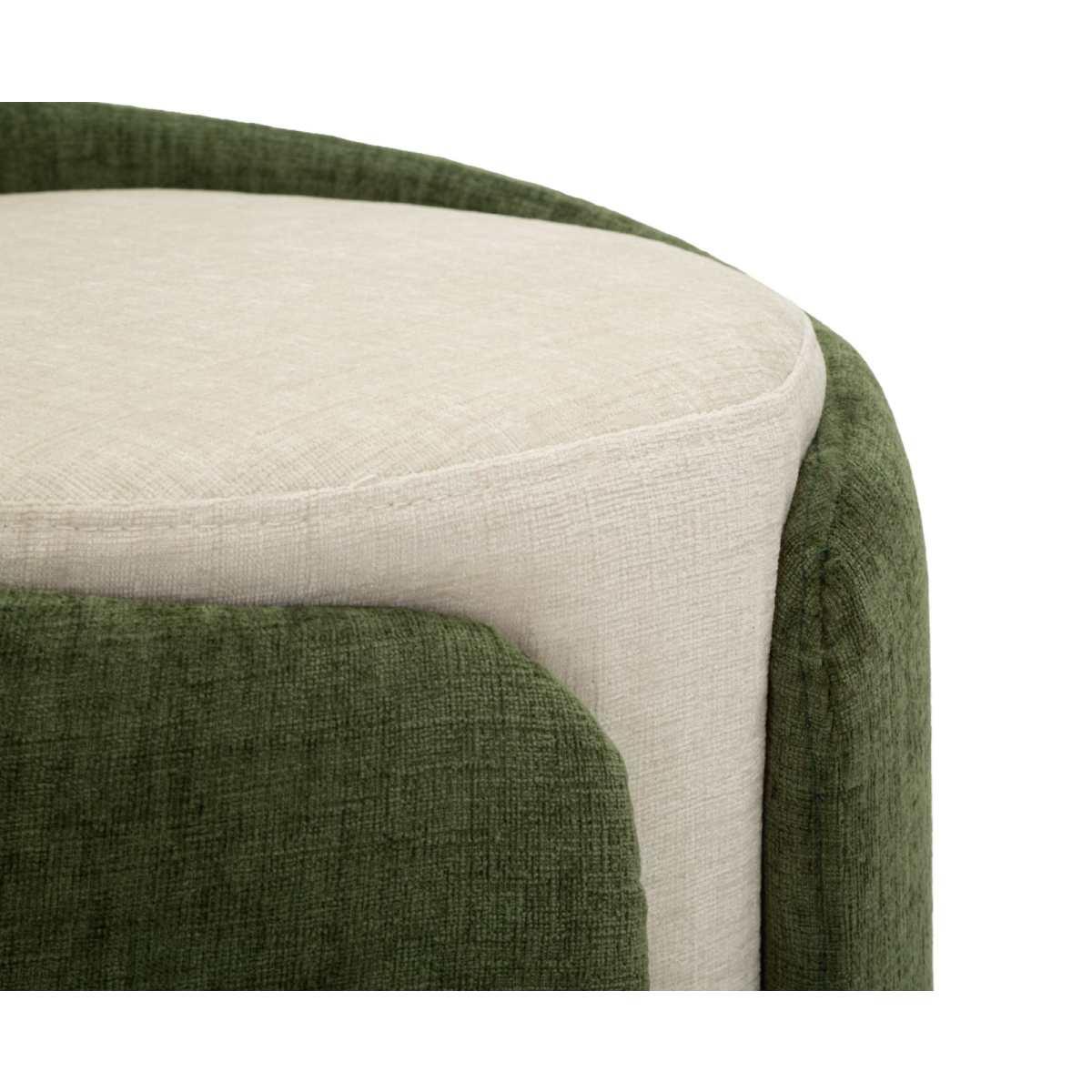 Pouf space verde cm Ø 40x50