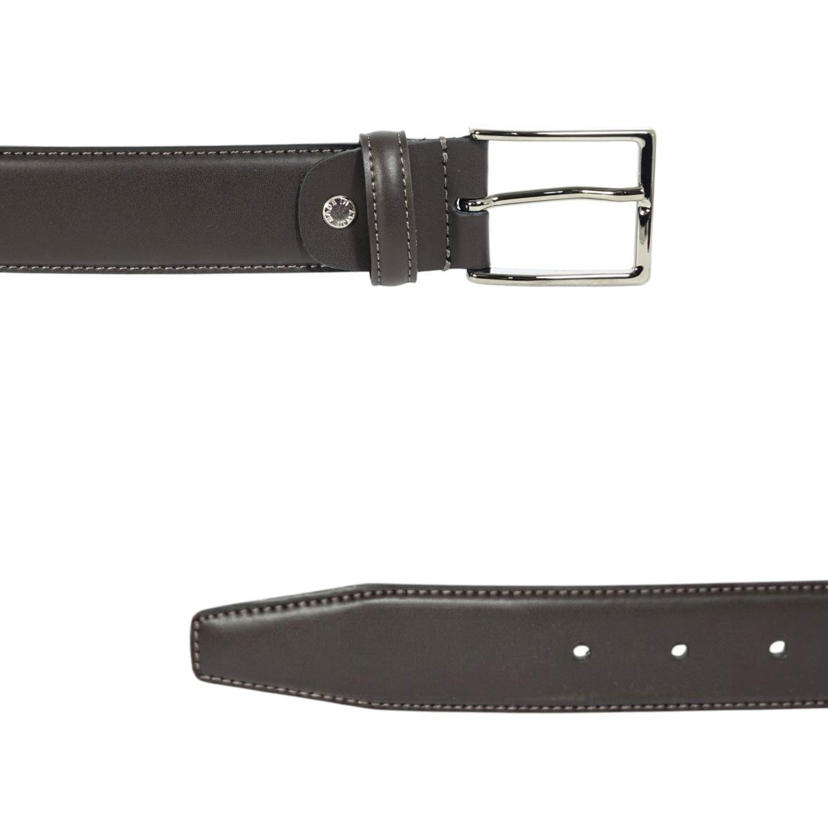 Cintura uomo materiale mirage/crosta bombata e cucita Made in Italy