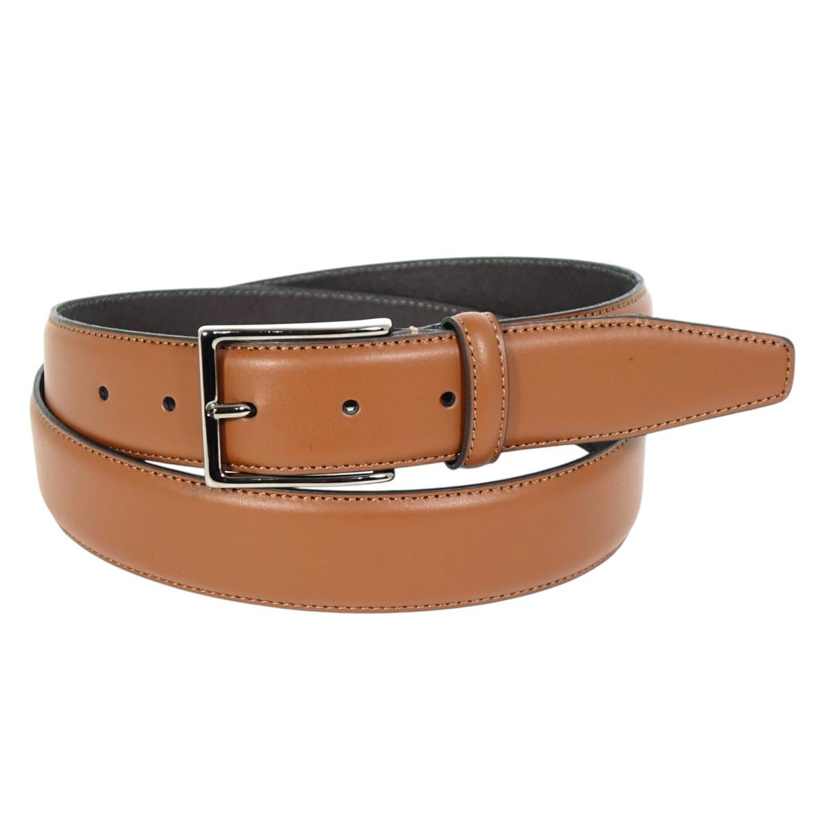 Cintura uomo materiale mirage/crosta bombata e cucita Made in Italy